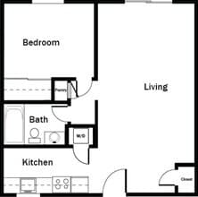 1x1 7 floor plan