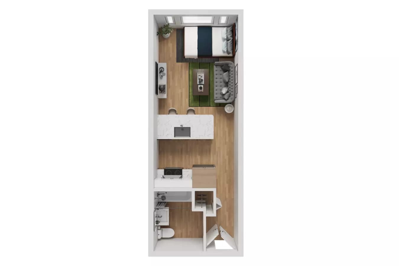 Studio 312 floor plan