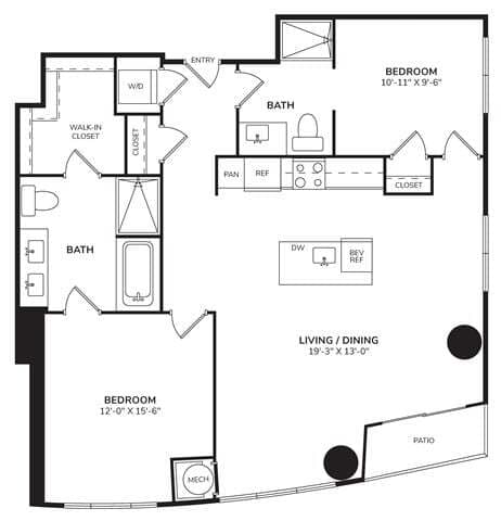 B1 0312 floor plan