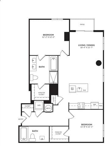 B3 1805 floor plan