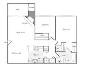 Riverside Q125 floor plan