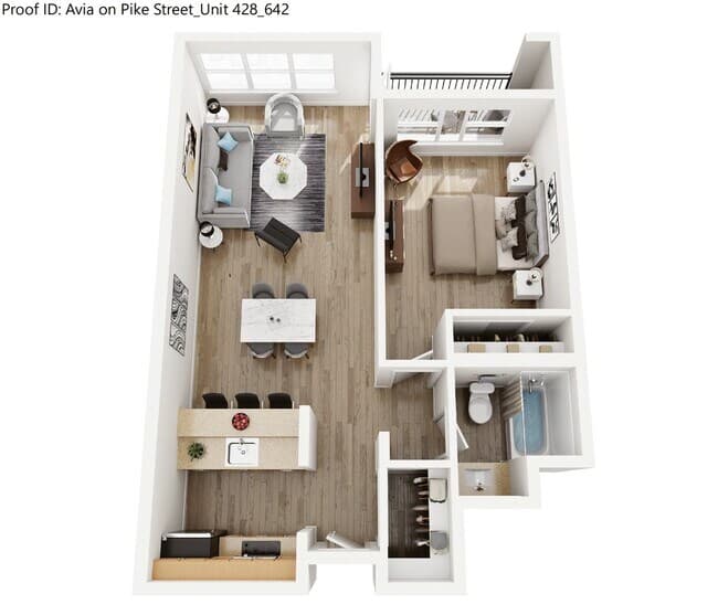 The Marina 625 floor plan
