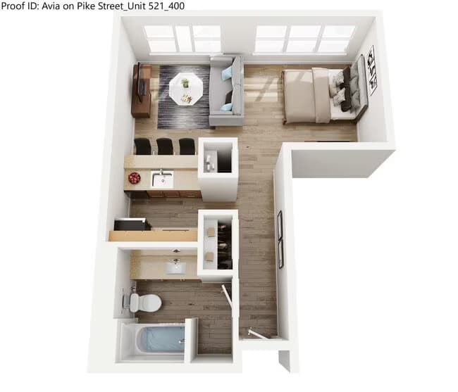 The Cascade 621 floor plan