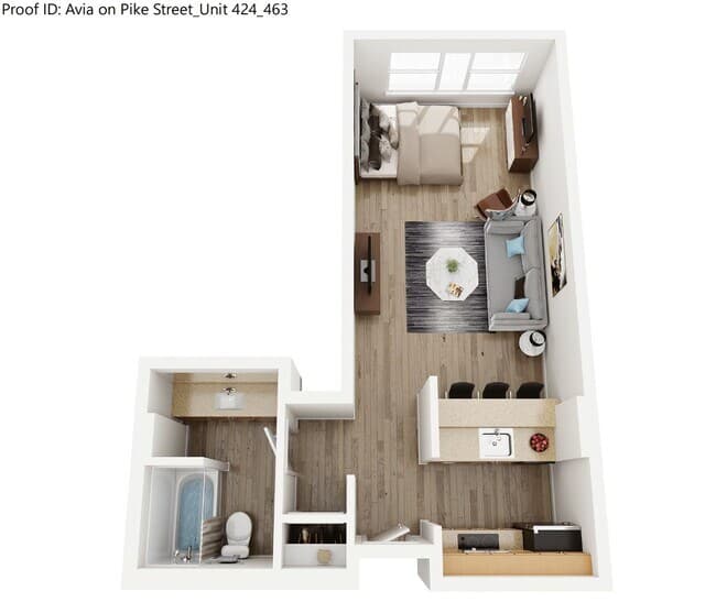 The Everett (B) 324 floor plan