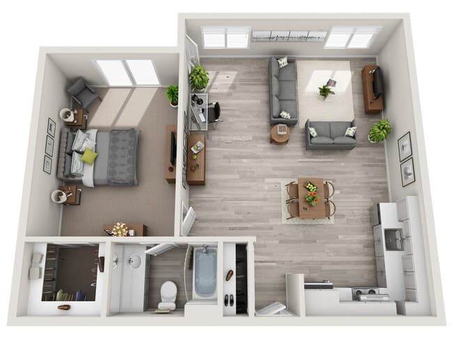 Unit E204 E204 floor plan