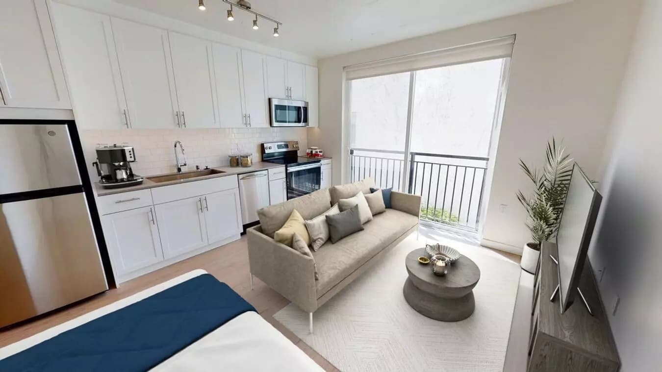 0BR/1.0BA 408 floor plan