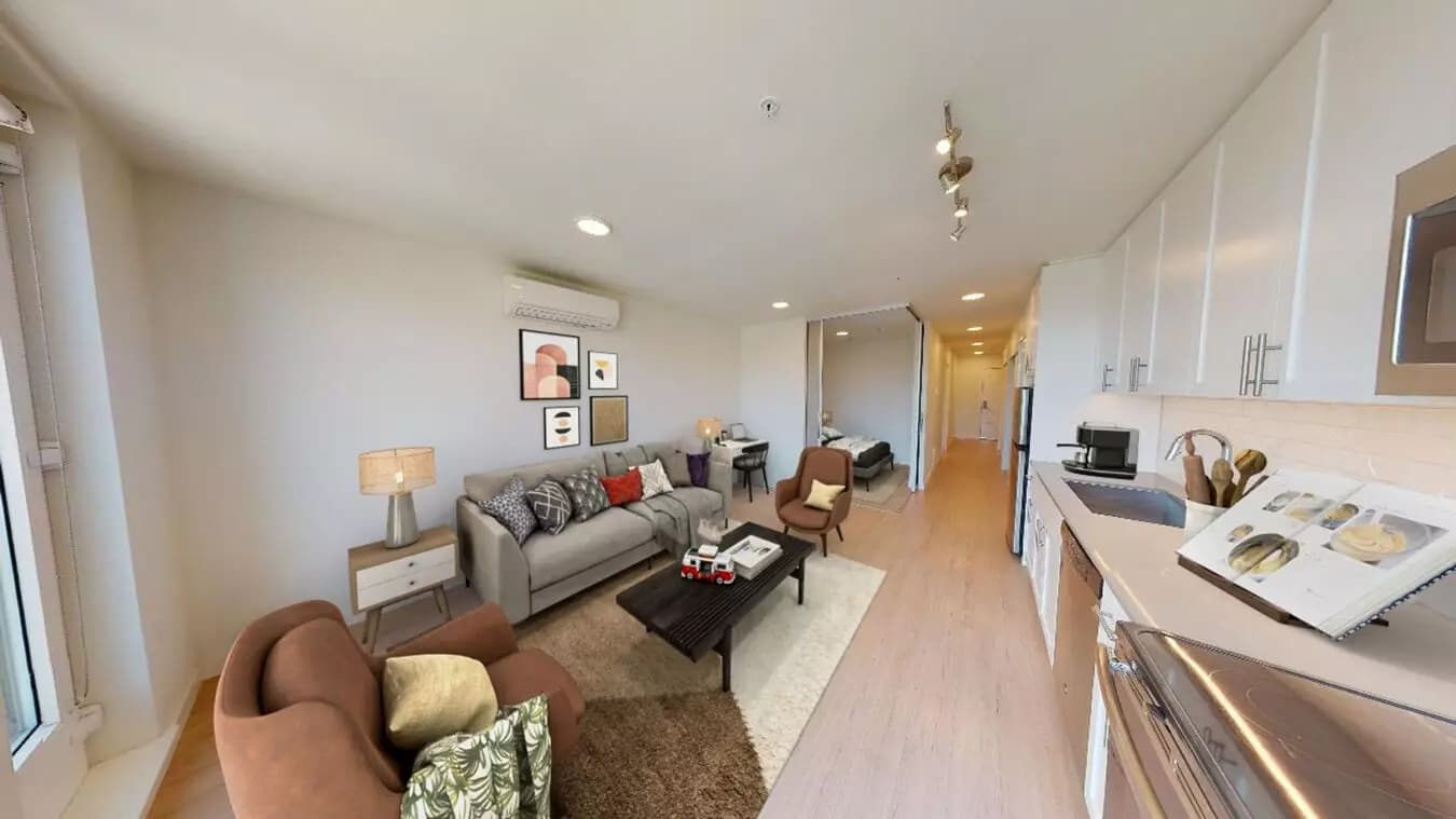 1BR/1.0BA 617 floor plan