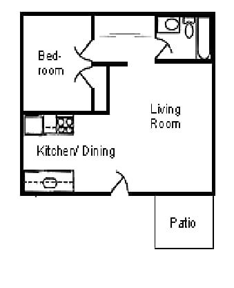 1/1.00 floor plan
