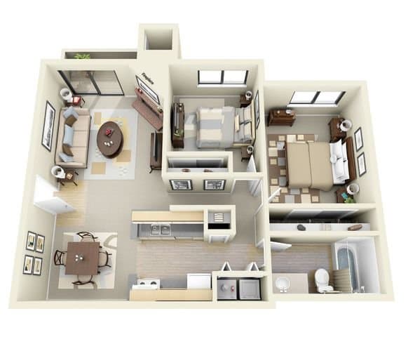 Unit I101 I101 floor plan