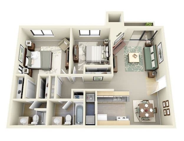 Unit R203 R203 floor plan