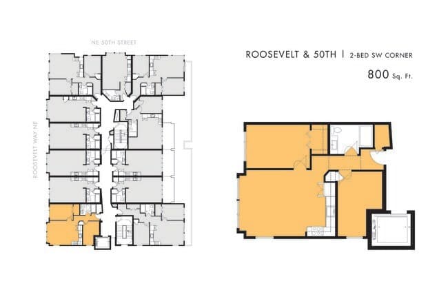 2-Bedroom Apartment 408 floor plan