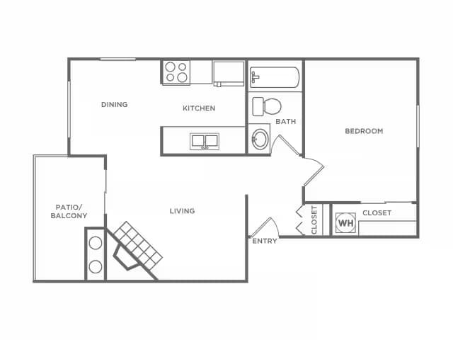 A1 11-205 floor plan