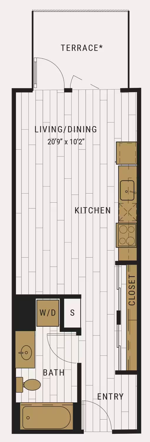 Unit 524 524 floor plan