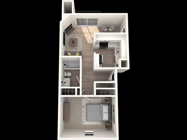 1x1 G100 floor plan