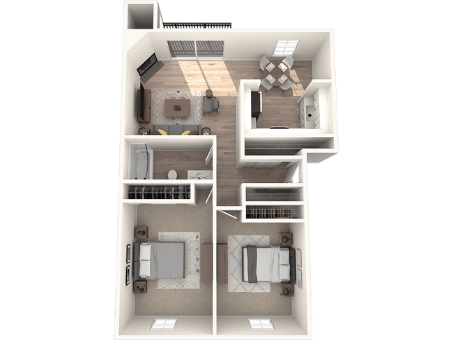 2x1 I208 floor plan