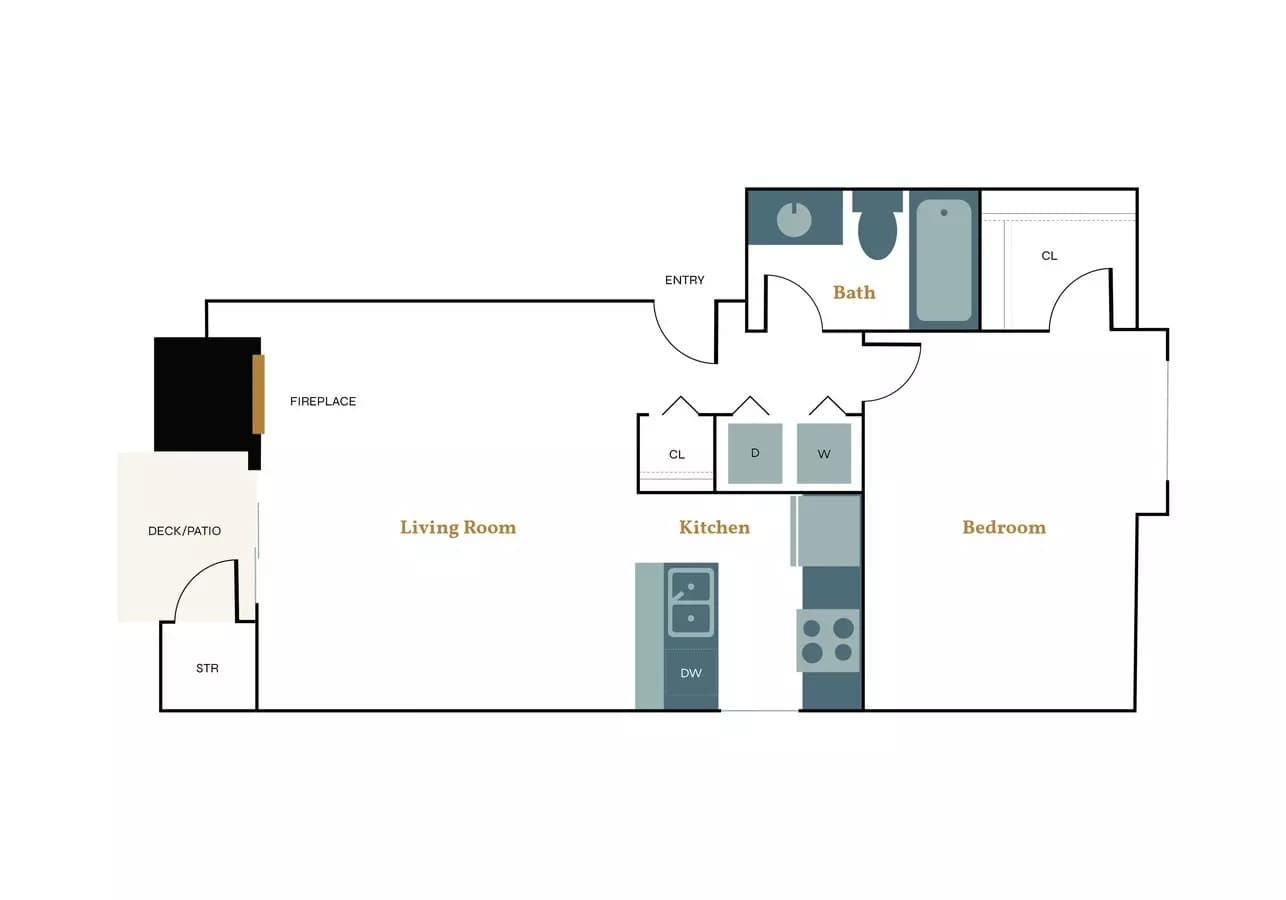 Weekender (South) M103 floor plan