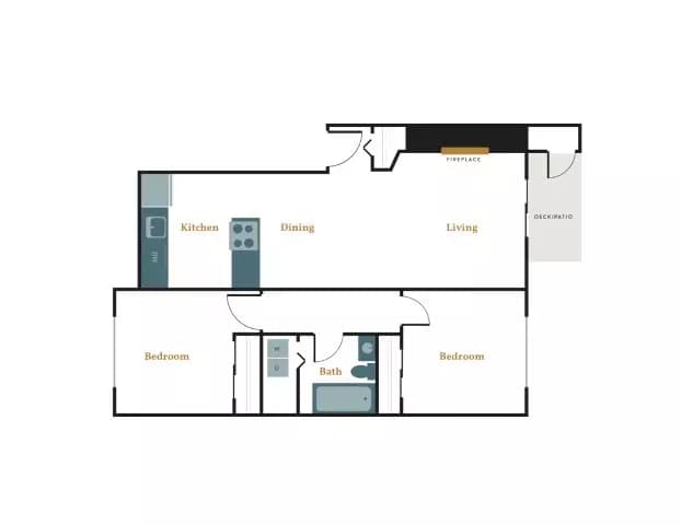 Unit J303 J303 floor plan