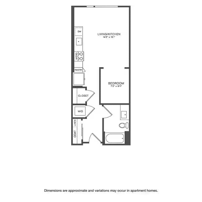 College floor plan