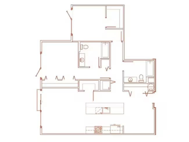 2x2-1089 mfte 516 floor plan