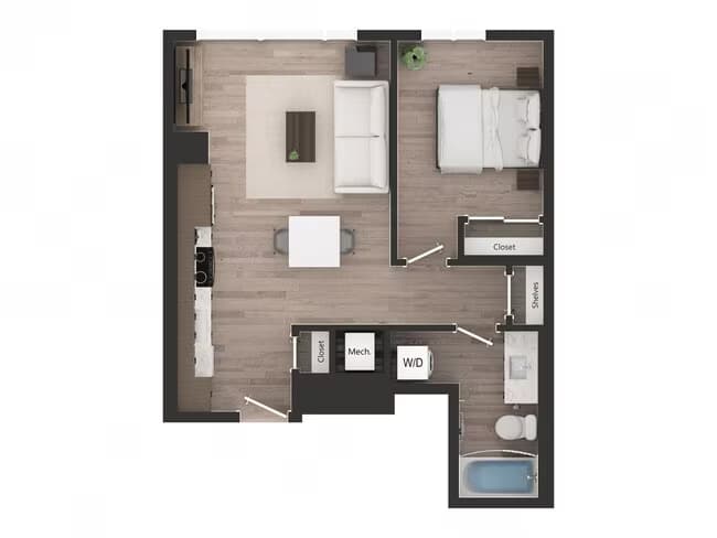 1BD1zl 0207 floor plan