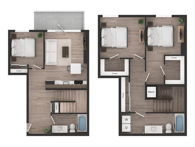 3BDTH3a 0203 floor plan