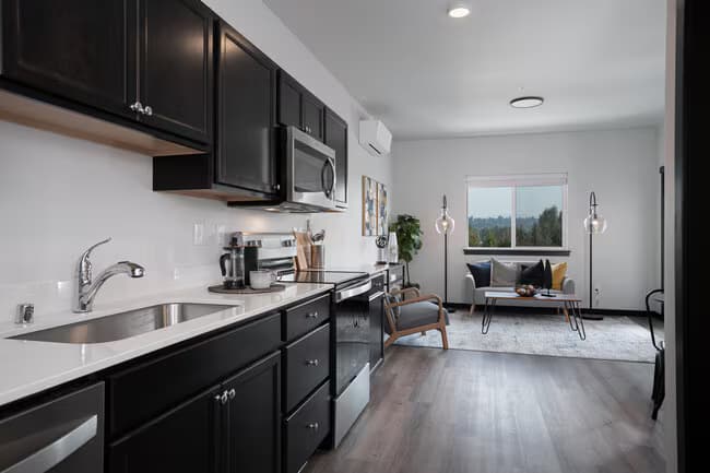1 BR 407 floor plan