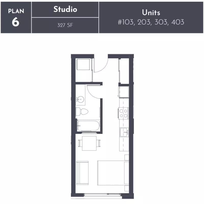 Studio Studio floor plan