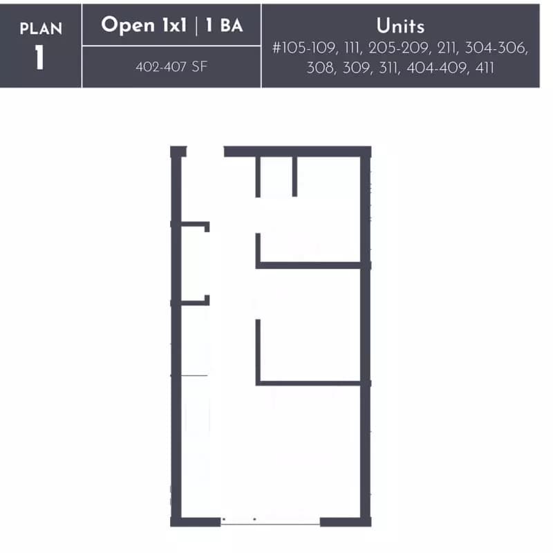 442 NE Maple Leaf Pl #207 floor plan