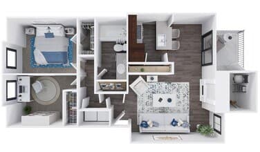 The Olympus AA203 floor plan