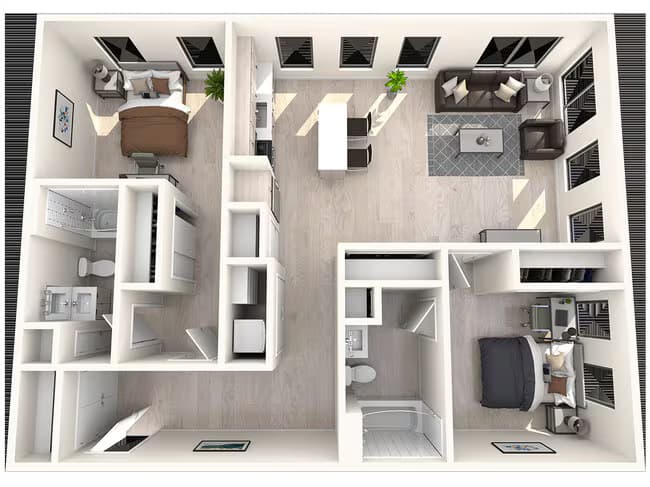 B12 Private floor plan