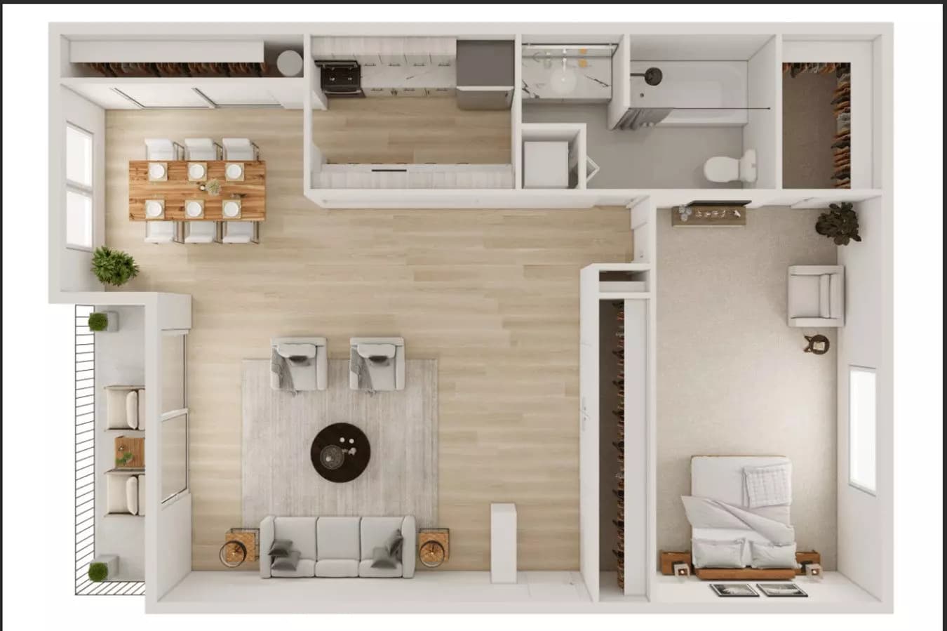 258 1x1T RENO D37 floor plan