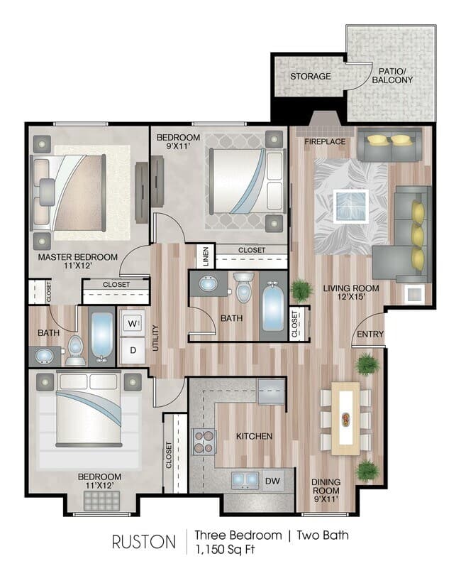Ruston 03-W201 floor plan