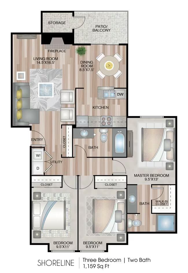 Shoreline 02-J304 floor plan