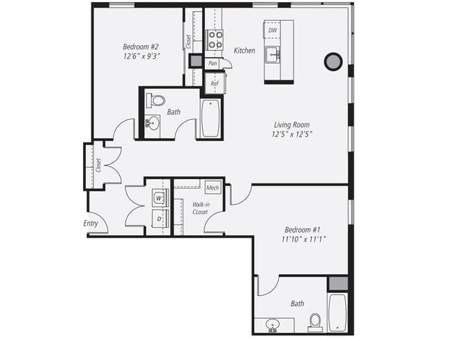 B7 00W-1050 floor plan