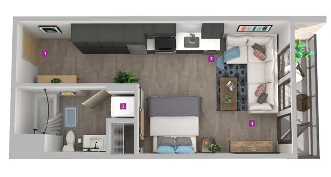 0X1-7 1408 floor plan