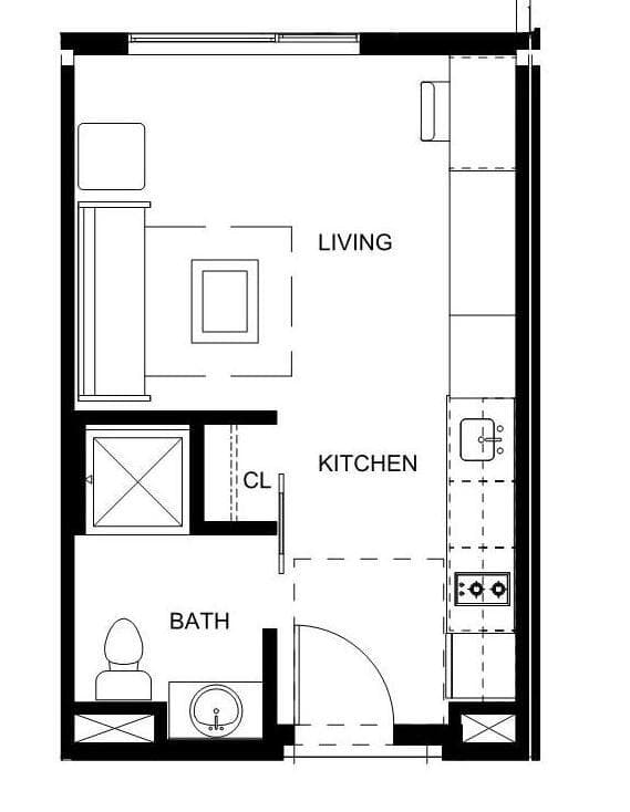 Studio S2 floor plan