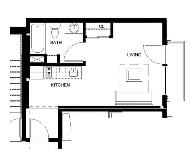 Studio S3.1 floor plan