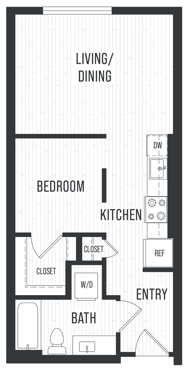 1B (MFTE) 606 floor plan