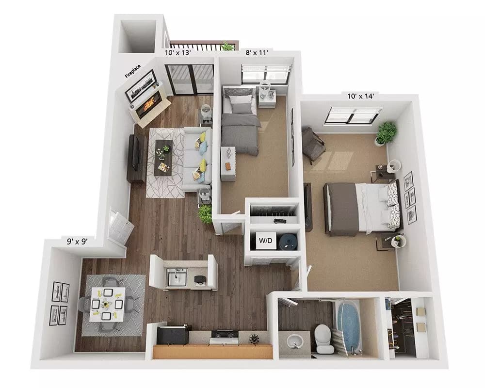 Unit A103 A103 floor plan