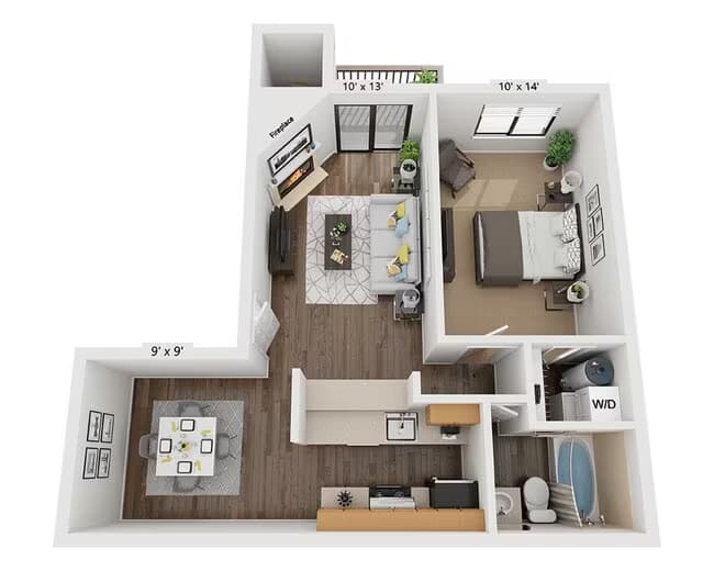 Plan A1B C108 floor plan