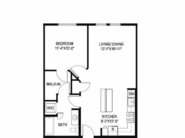 A3-Without Balcony 00S-516 floor plan