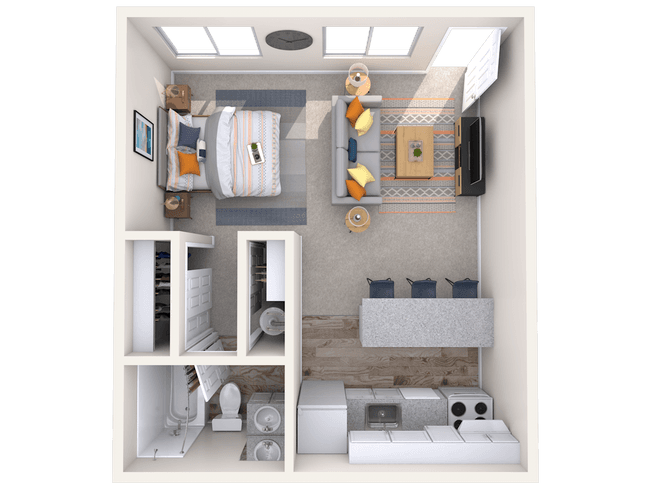 Studio floor plan