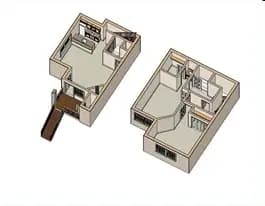 2x1 201 floor plan