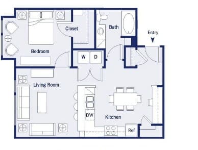 Studio F floor plan