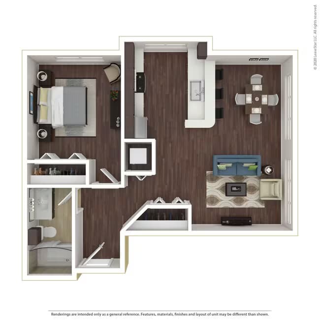 1E 415 floor plan