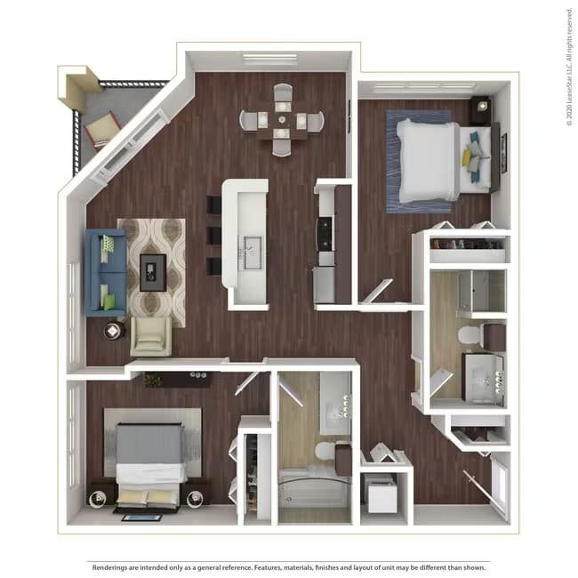 2A 203 floor plan