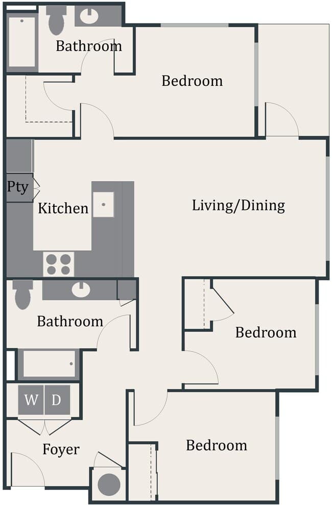 Jefferson ADA F101 floor plan