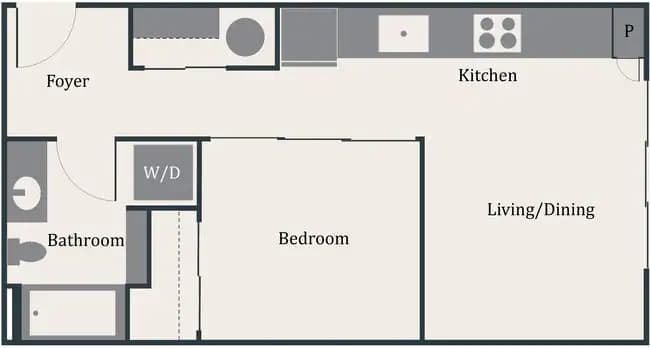 Kandel ADA H105 floor plan