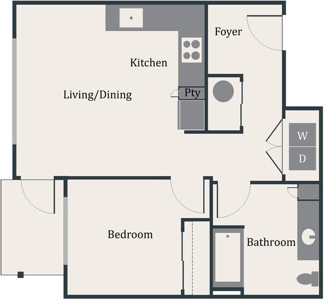 McKinley ADA R104 floor plan