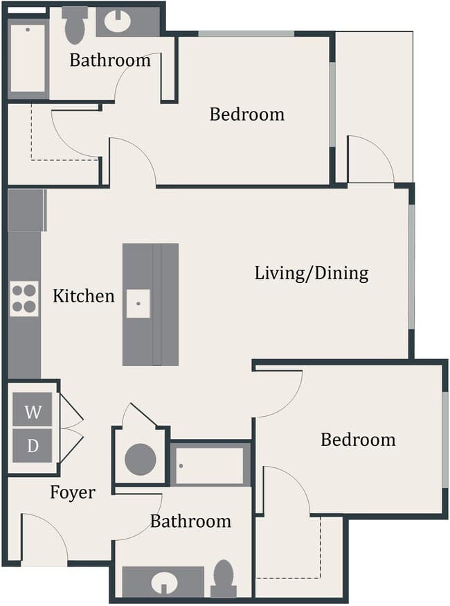 Wright ADA A106 floor plan